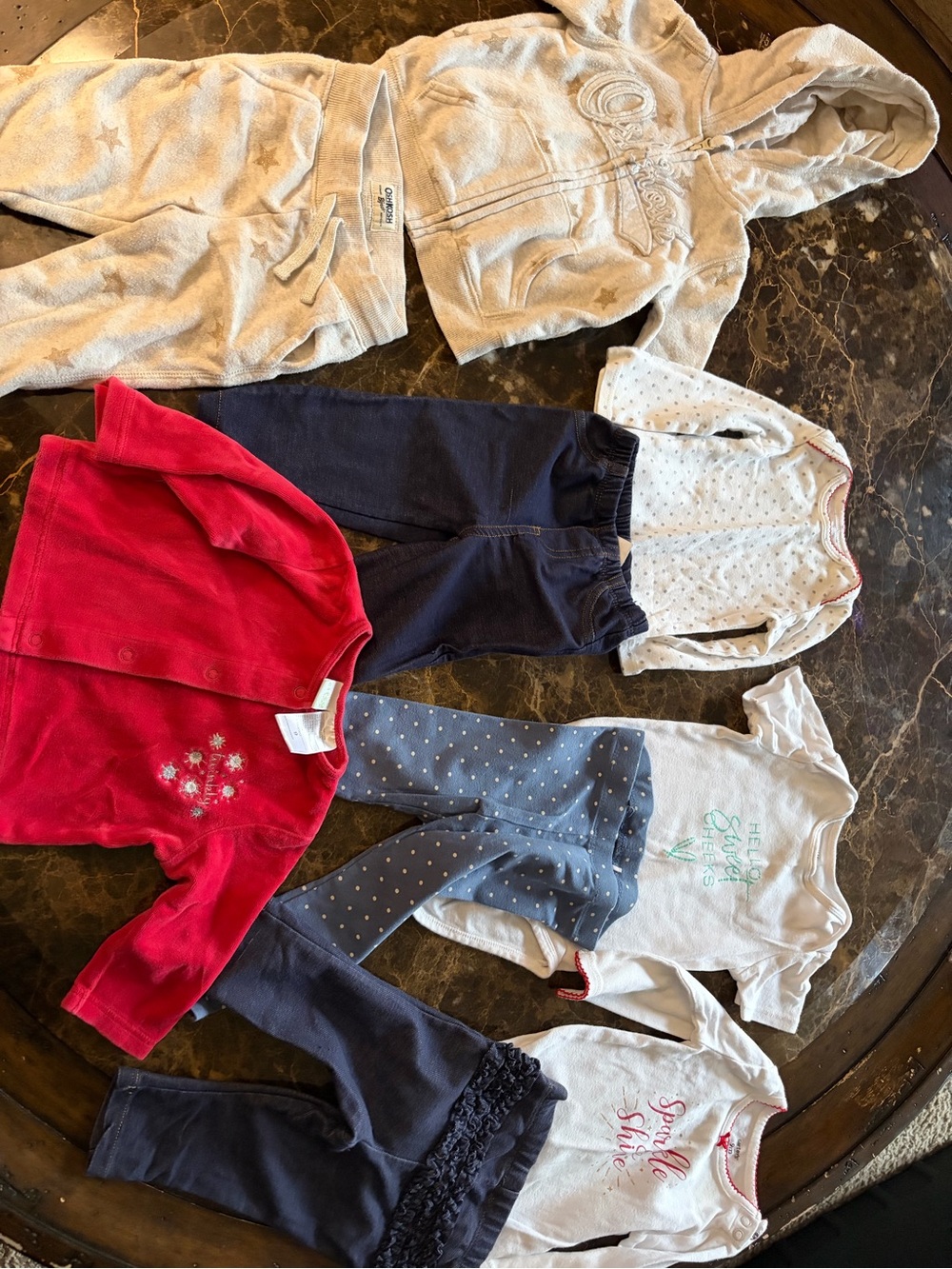 Winter baby girls clothes bundle